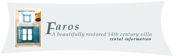 Faros Rental Information